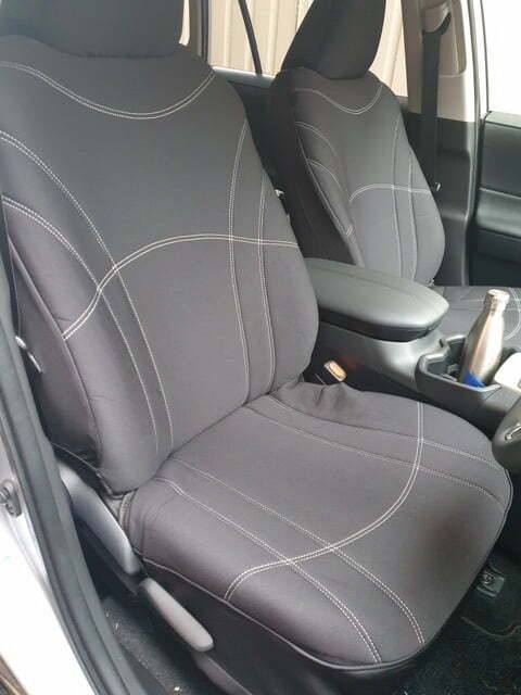 Kia Carnival Neoprene seat covers Neoprene seat covers fitted to a Kia Carnival