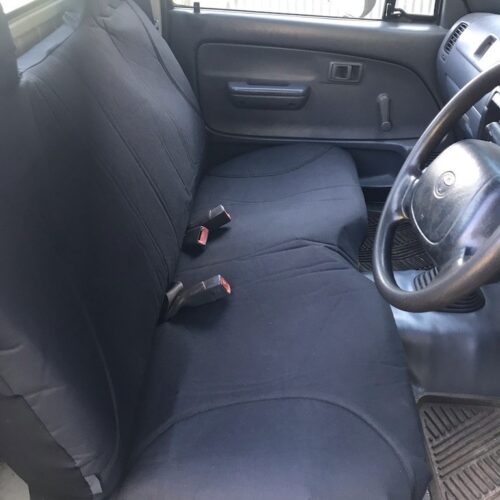 Toyota Hilux seat covers Seat covers fitted to a Toyota Hilux