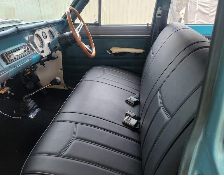 Leather Look seat covers fitted to a Holden Rodeo