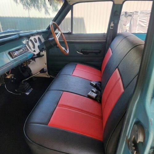 Holden Rodeo Leather Look seat covers Leather Look seat covers fitted to a Holden Rodeo