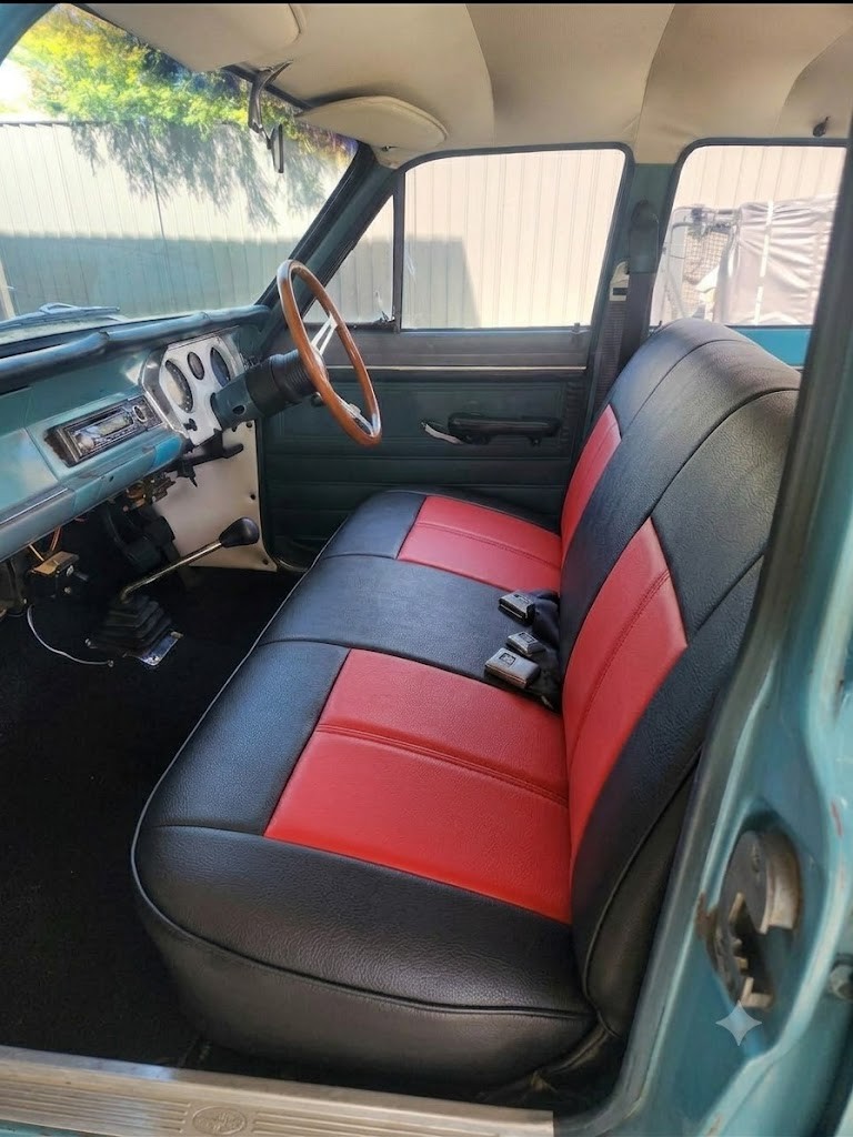 Holden Rodeo Leather Look seat covers Leather Look seat covers fitted to a Holden Rodeo