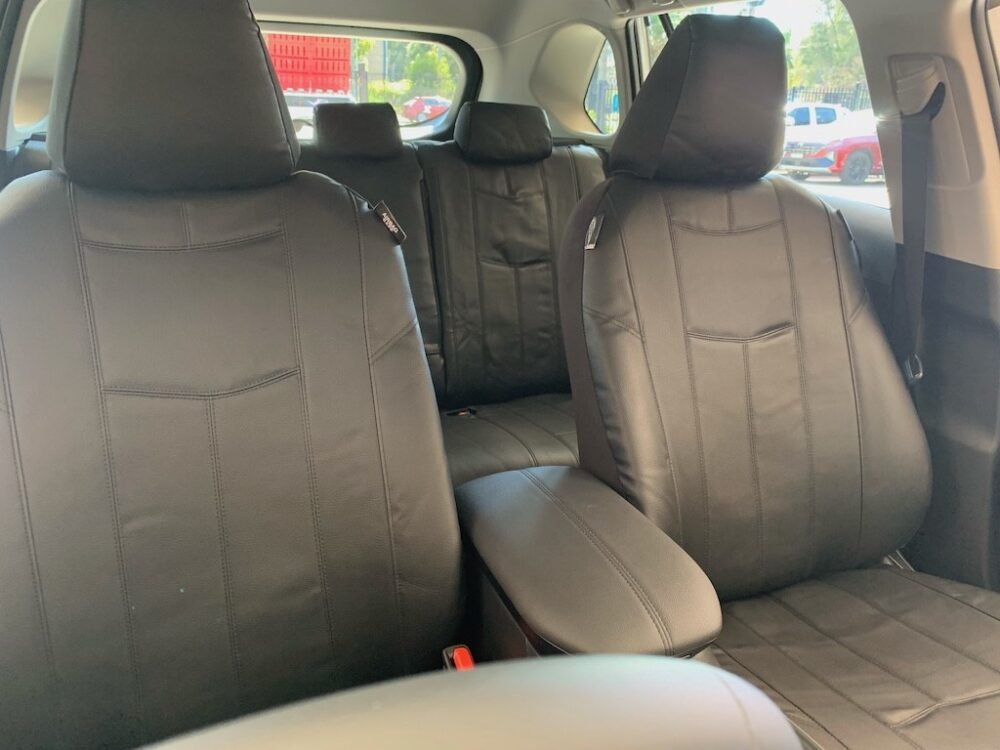 Leather Look seat covers fitted to a Suzuki Jimny