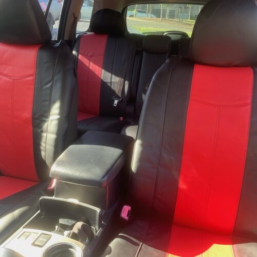 Leather Look seat covers fitted to a Kia EV3