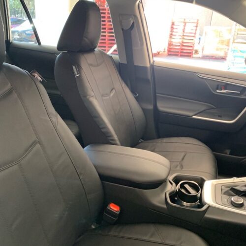 Leather Look seat covers fitted to a Holden Commodore Ute