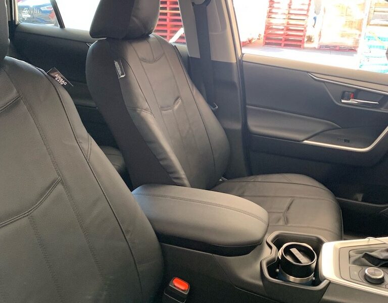 Leather Look seat covers fitted to a Holden Commodore Ute