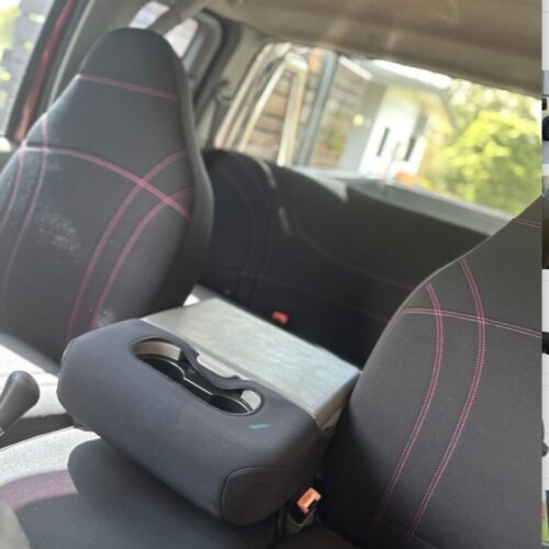 Ford F Series Neoprene seat covers Neoprene seat covers fitted to a Ford F Series