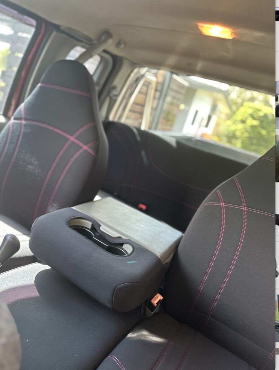 Ford F Series Neoprene seat covers Neoprene seat covers fitted to a Ford F Series
