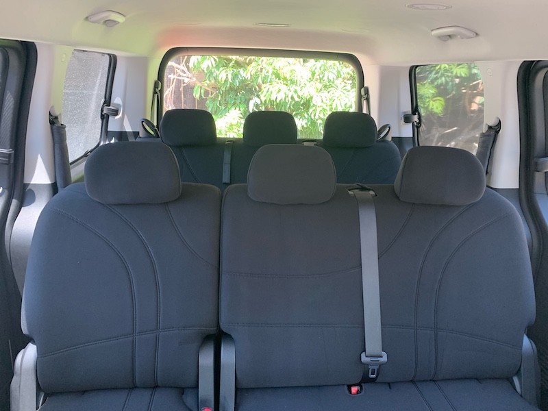 Mitsubishi Outlander Neoprene seat covers Neoprene seat covers fitted to a Mitsubishi Outlander