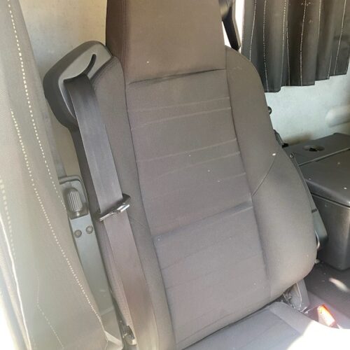 Scania P, G, R Series seat covers Seat covers fitted to a Scania P, G, R Series