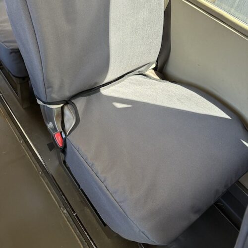 Nissan UD seat covers Seat covers fitted to a Nissan UD