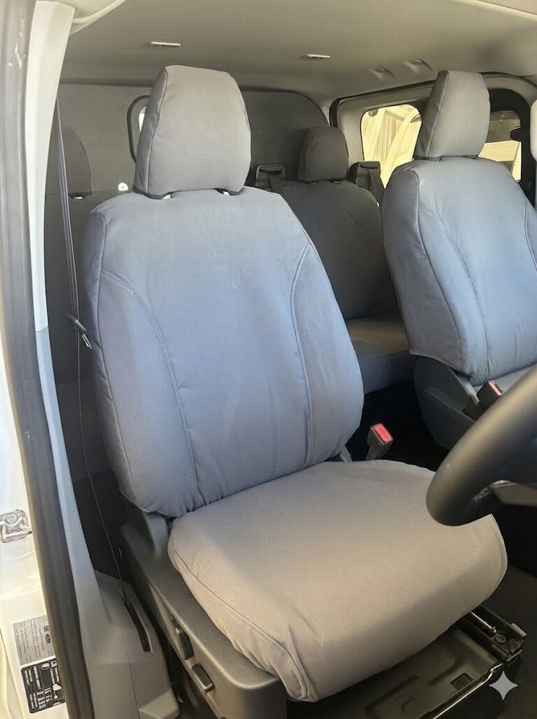Toyota Landcruiser Ute Super Tough Canvas seat covers Super Tough Canvas seat covers fitted to a Toyota Landcruiser Ute