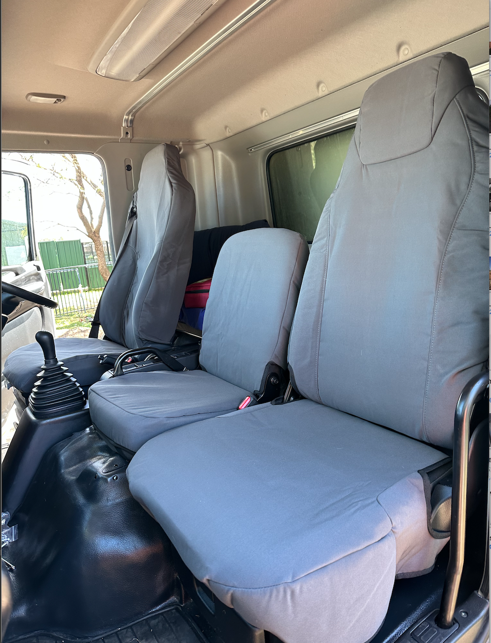 Nissan UD Super Tough Canvas seat covers Super Tough Canvas seat covers fitted to a Nissan UD