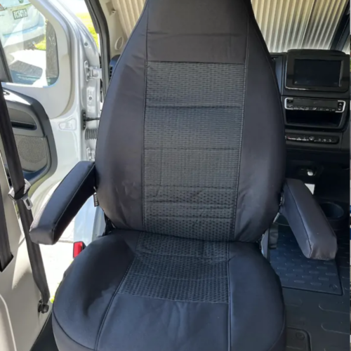 Waterproof Jacquard seat covers fitted to a Fiat Ducato