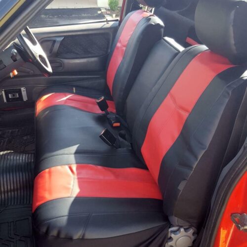 Leather Look seat covers fitted to a Ford Falcon